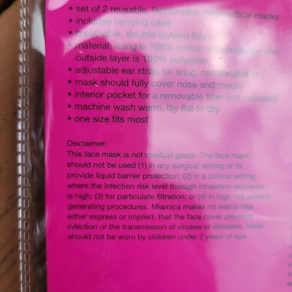 3/$15 MIMICA Marble & Grey Reusable Face Masks▪︎2pk - Picture 11 of 11